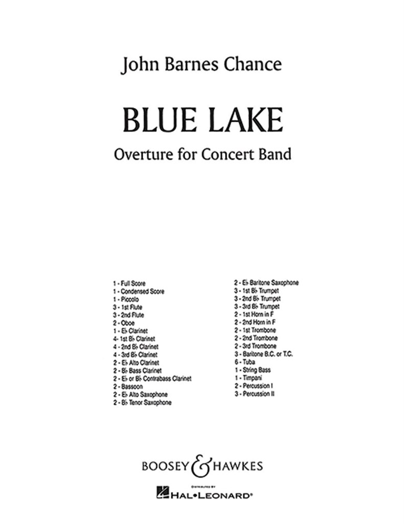 Blue Lake Overture
