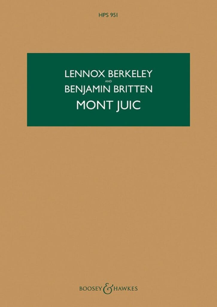 Mont Juic op. 12