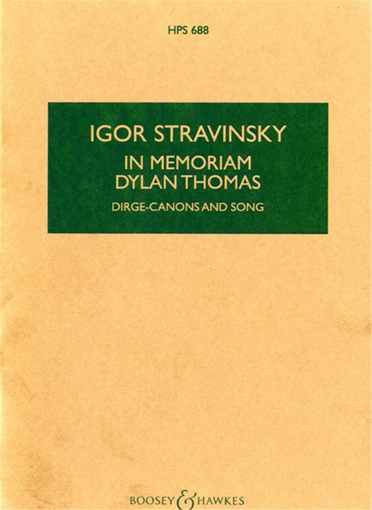 In memoriam Dylan Thomas