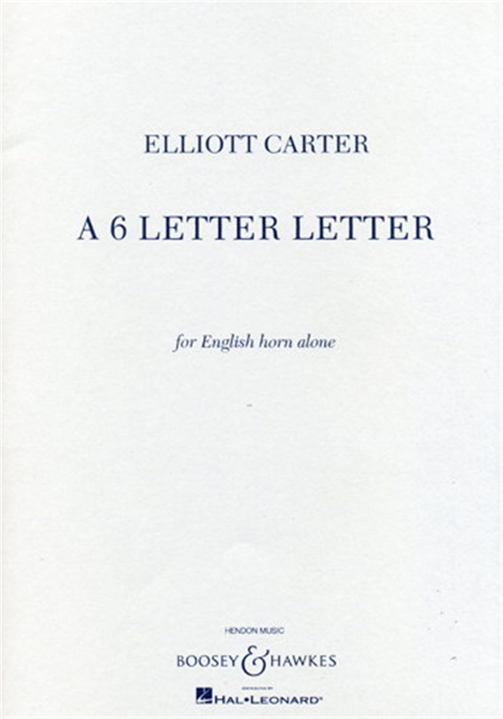 A 6 Letter Letter