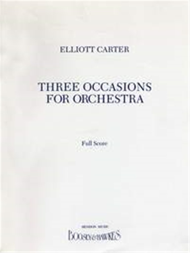 3 Occasions For Orchestra