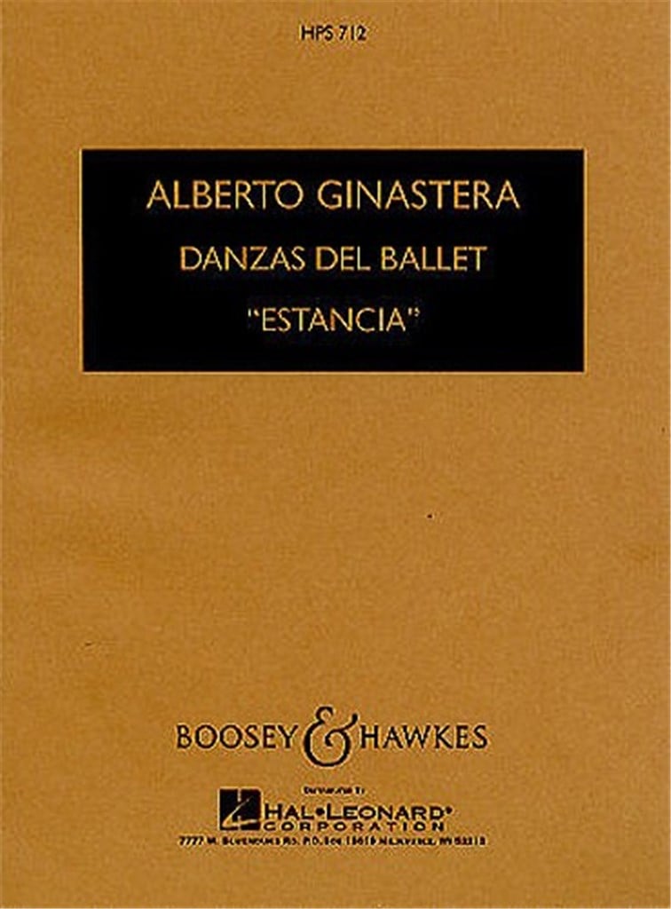 Four Dances from the ballet Estancia op. 8a