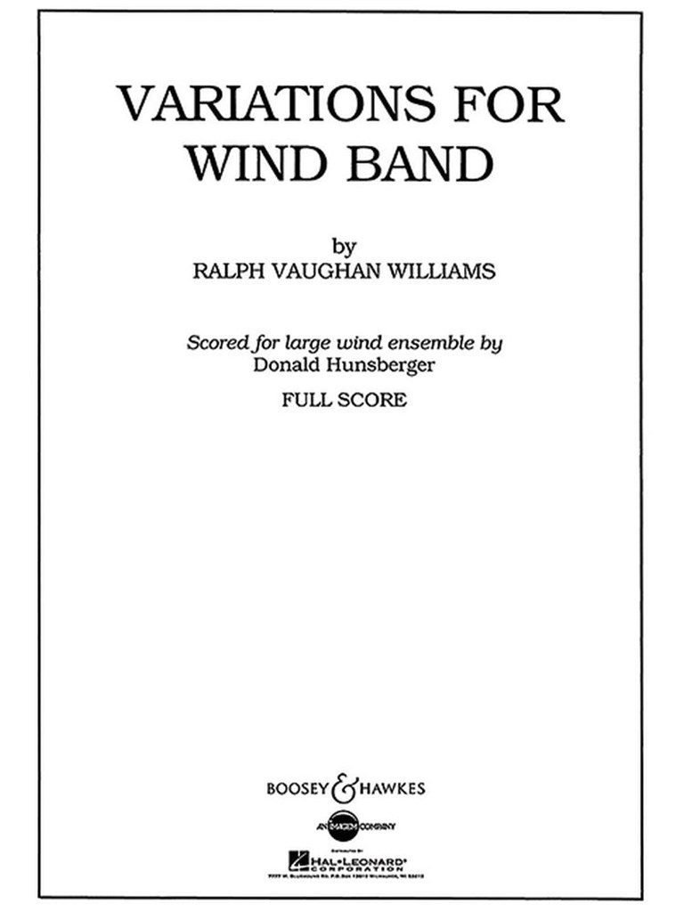 Variations for Wind Band