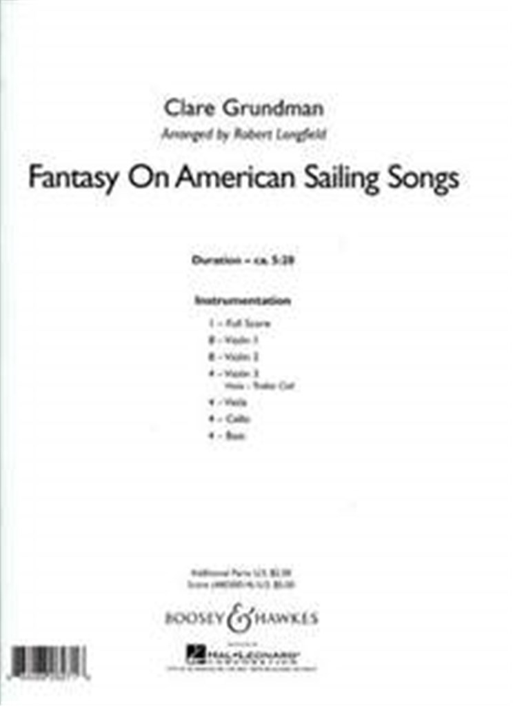 Fantasy on American Sailing Songs