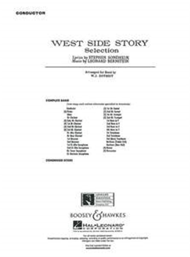 West Side Story - Selections for Band