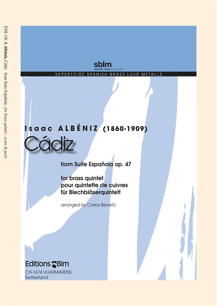 Cádiz From Suite Española Op. 47