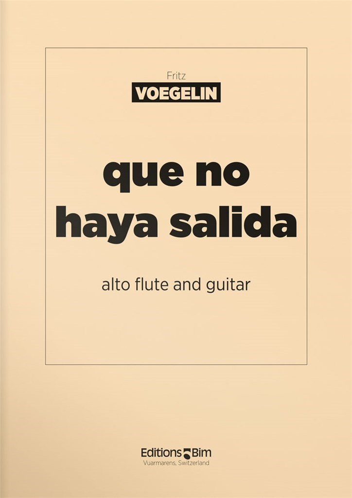 Que No Haya Salida