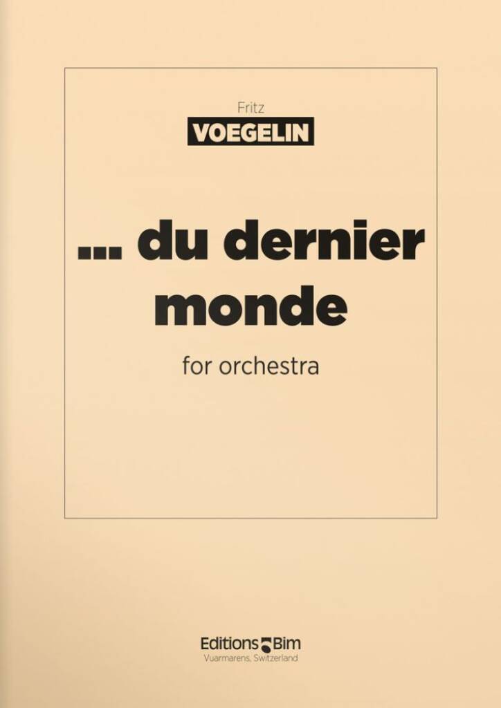 Du Dernier Monde