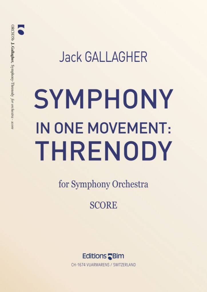 Symphony In One Movement: Threnody