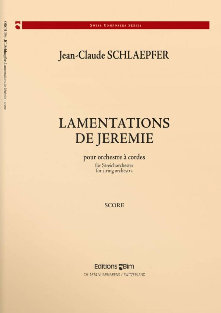 Lamentations De Jérémie