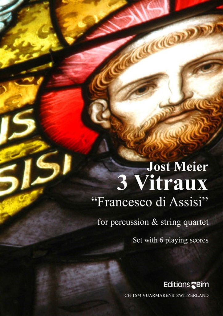 3 Vitraux Francesco Di Assisi
