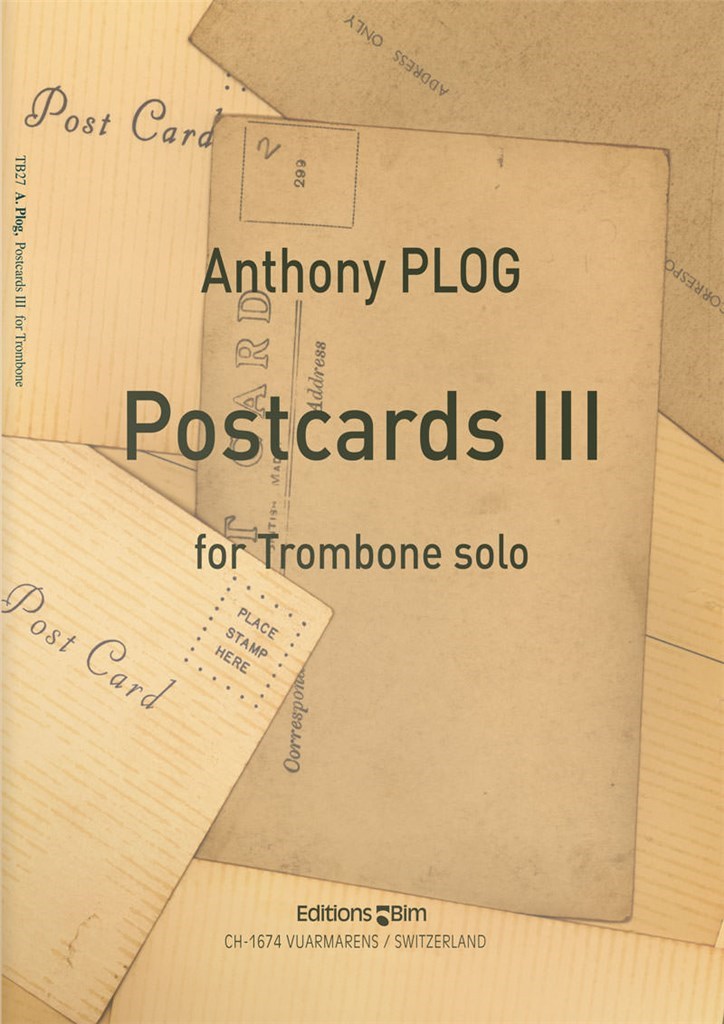 Postcards III For Trombone