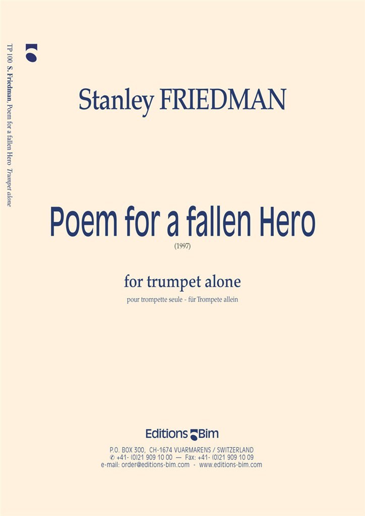 Poem For A Fallen Hero