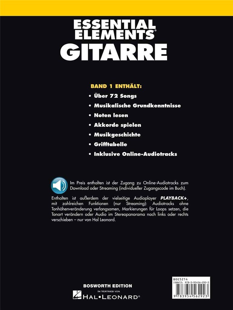 Essential Elements für Gitarre - Buch 1