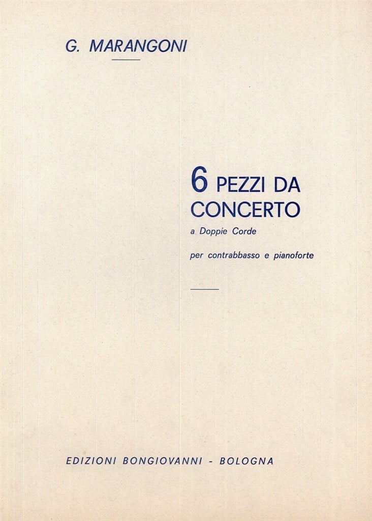 6 Pezzi da Concerto
