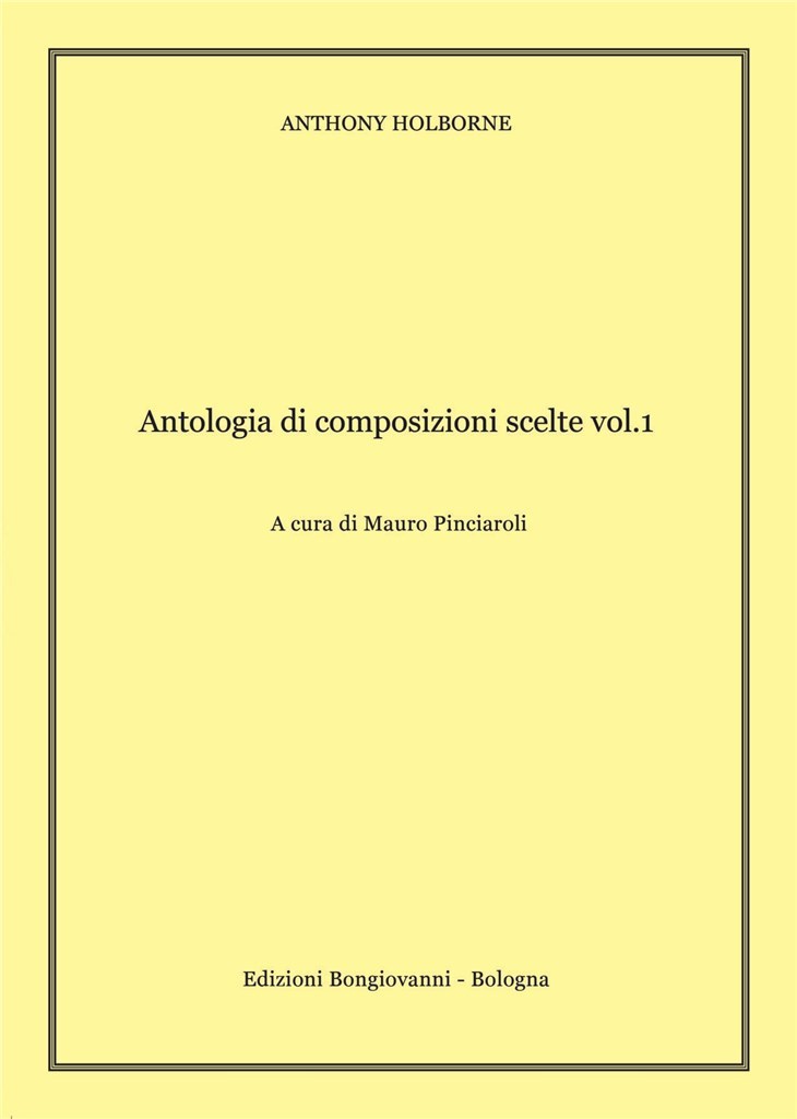 Antologia Di Composizioni Scelte Vol.1