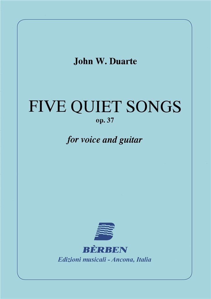 Five Quiet Songs Op 37