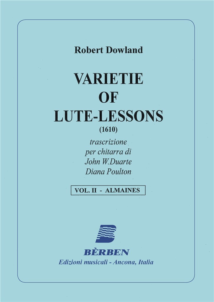 Varietie Of Lute Lessons Vol 2