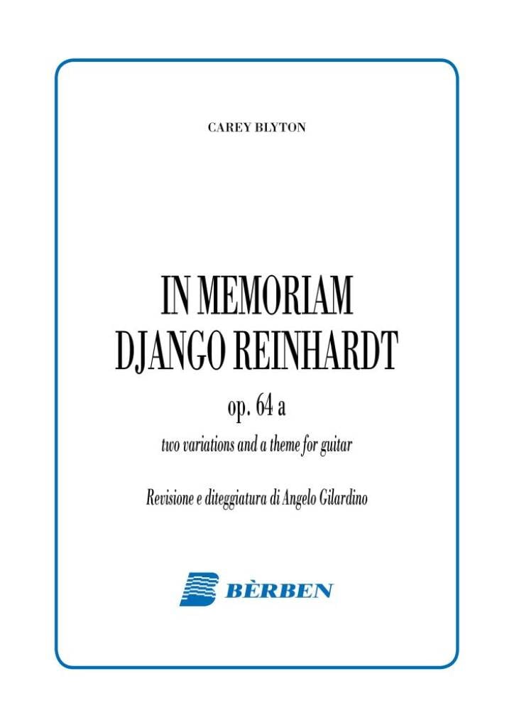 In Memoriam Django Reinhardt Op