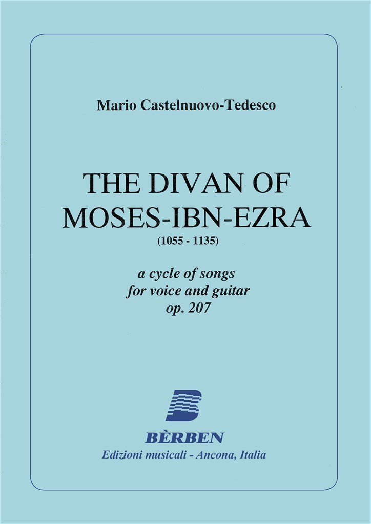 The Divan Of Moses Ib Ezra Op 2