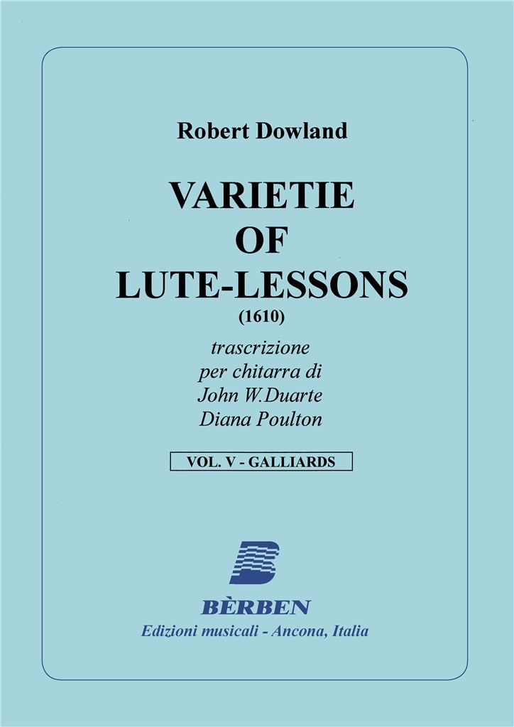 Varietie Of Lute Lessons Vol 5
