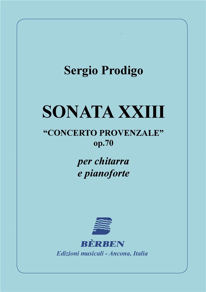 Sonata Xxiii Op 70 Concerto Pro