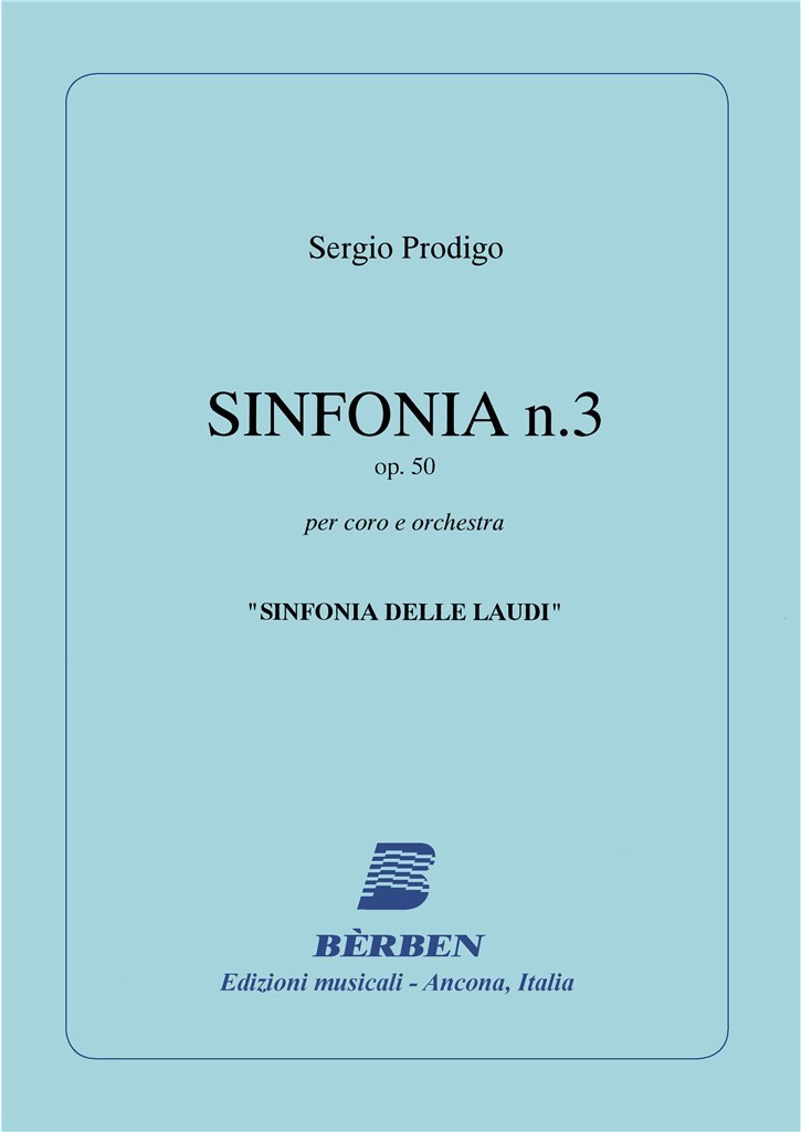 Sinfonia 3 Op 50 Per Choro E Or