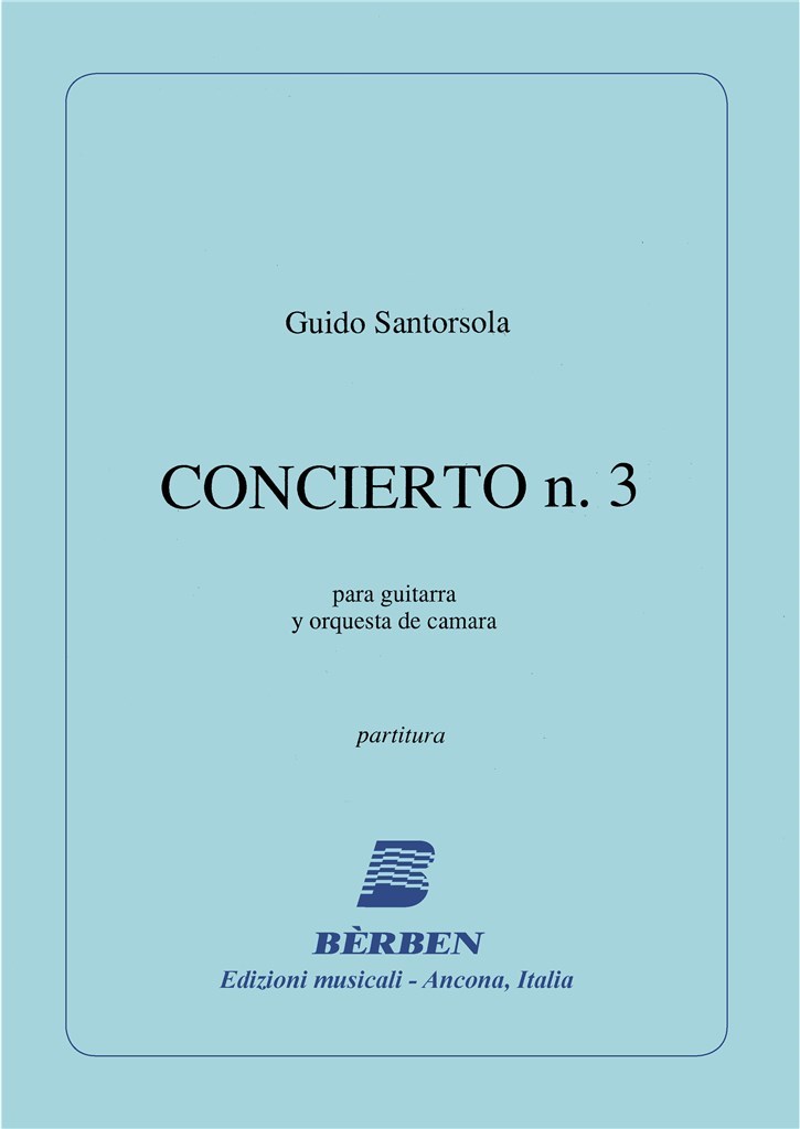 Concierto N 3 Partitura
