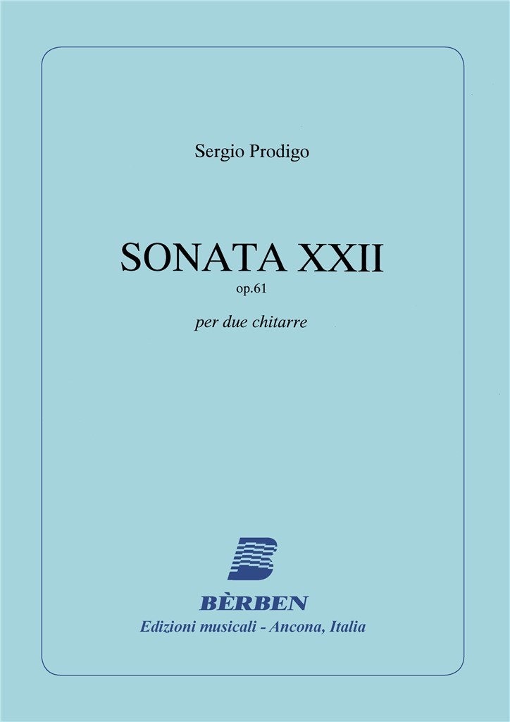 Sonata Xxii Op 61