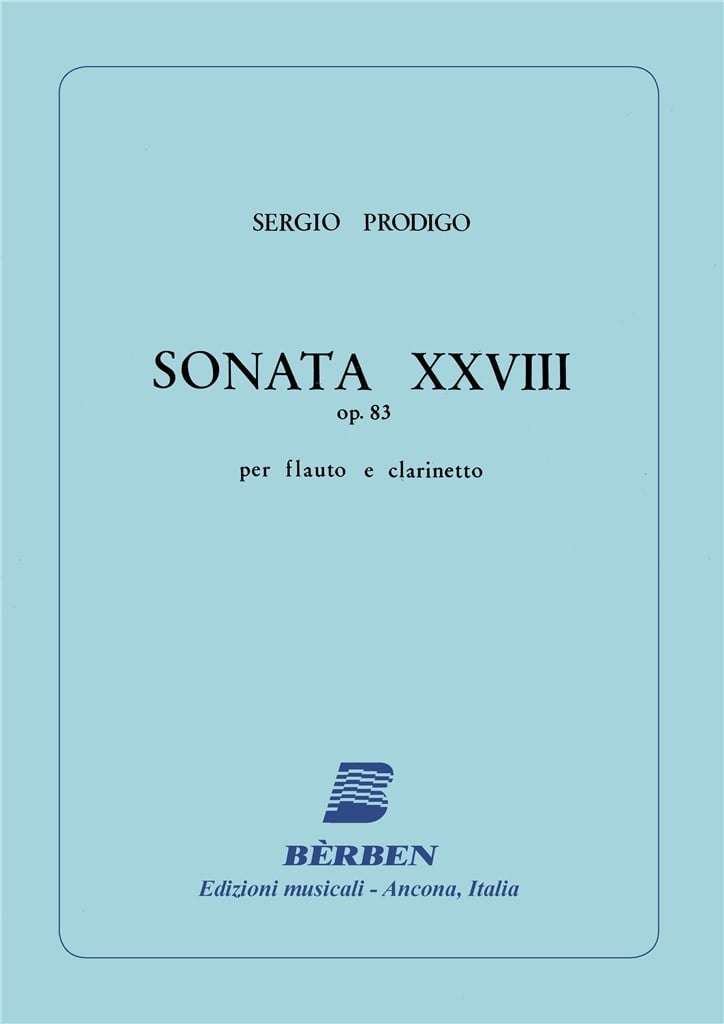 Sonata Xxviii Op 83