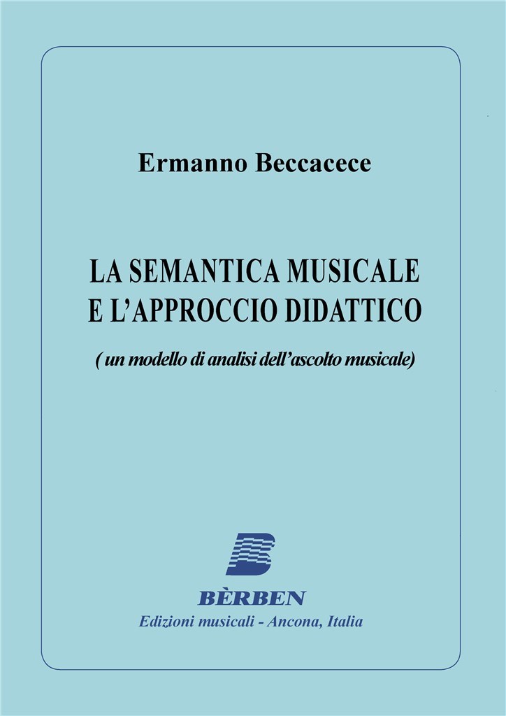 La Semantica Musicale E L'Approccio Didattico
