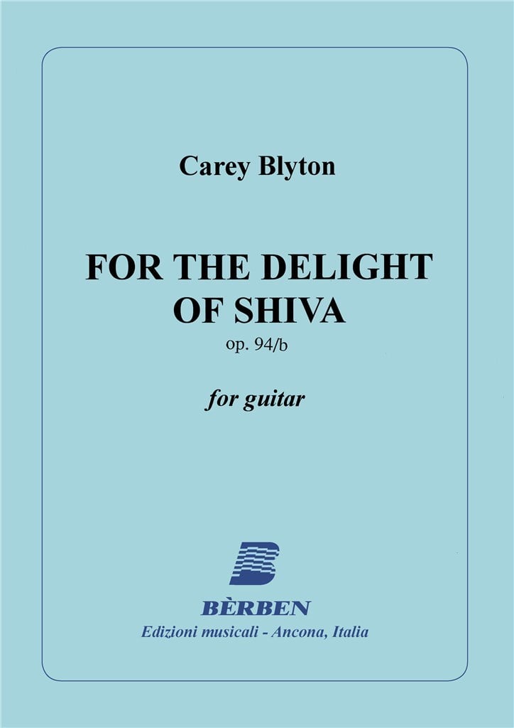 For The Delight Of Shiva Op 94-