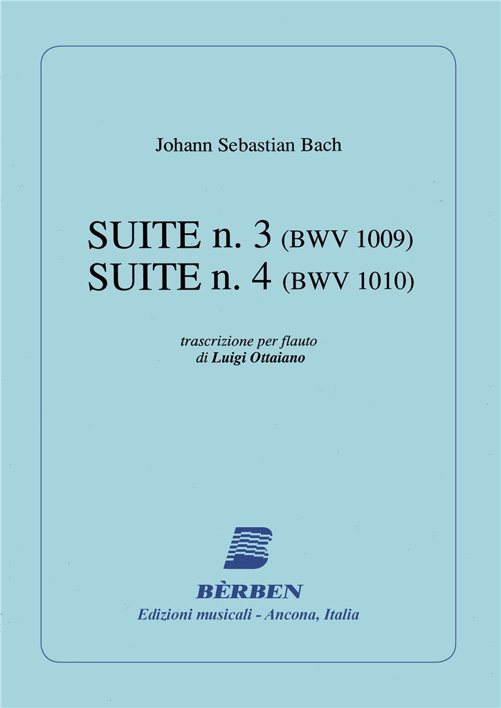 Suite N. 3 E 4 (Bwv 1009-1010)