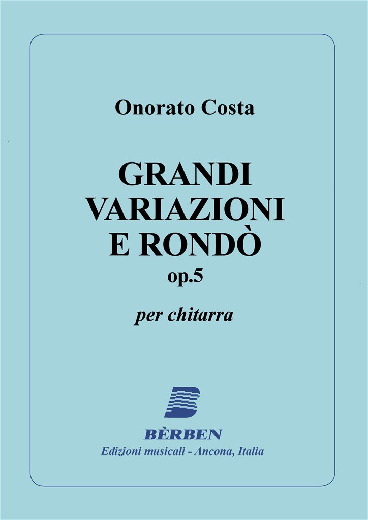 Grande Variazioni E Rondo Op 5