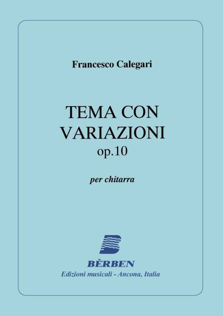Tema Con Variazioni Op 10