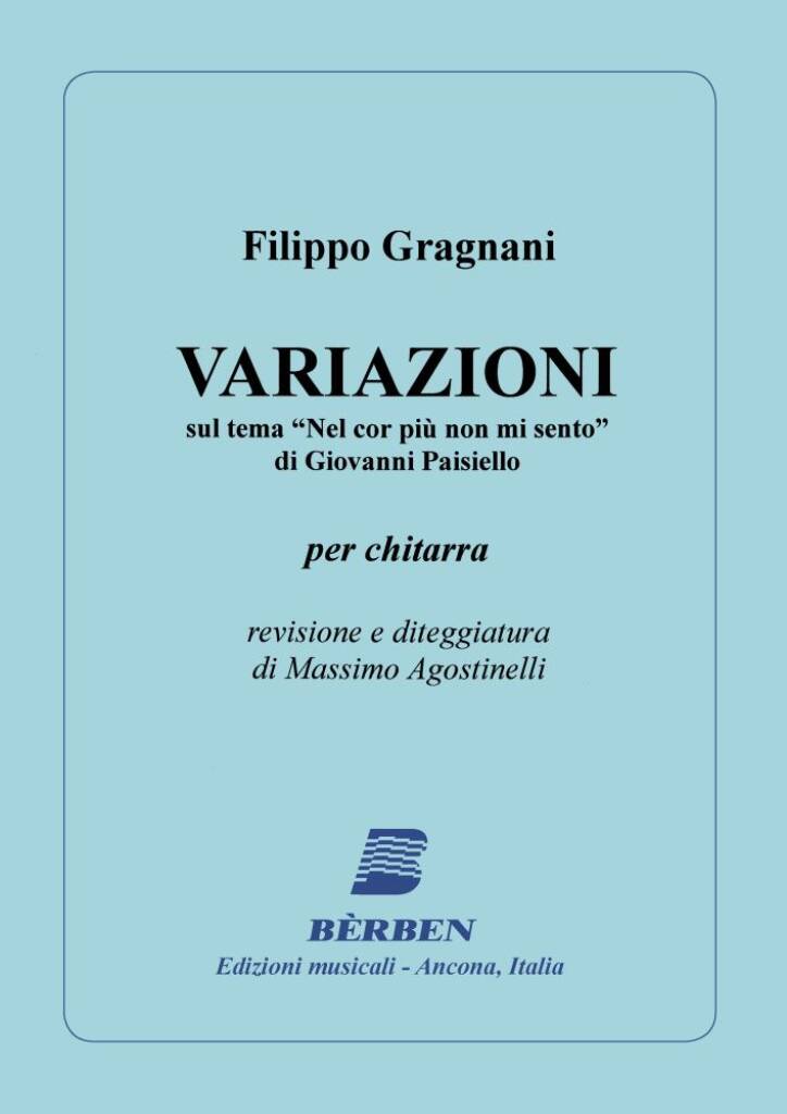 Variazioni Sul Teme 'Nel Cor Piu Non Mi Sento'