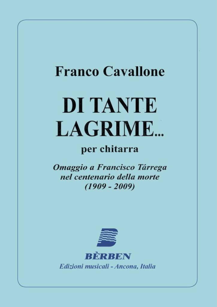 Di Tante Lagrime?