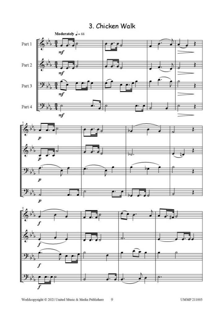 Animal Adventures for Brass Quartet or Ensemble