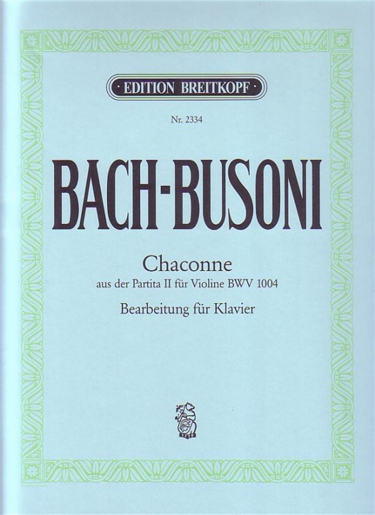 Chaconne BWV 1004 (Busoni)