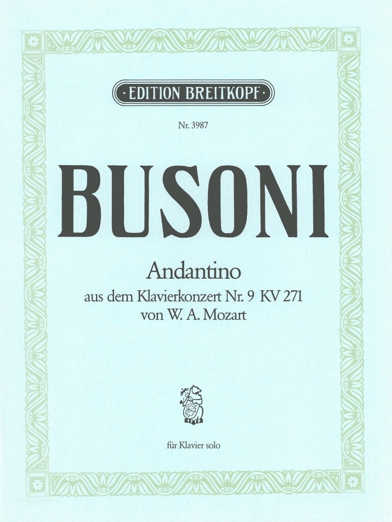 Concert 09 Es Kv271 Andantino