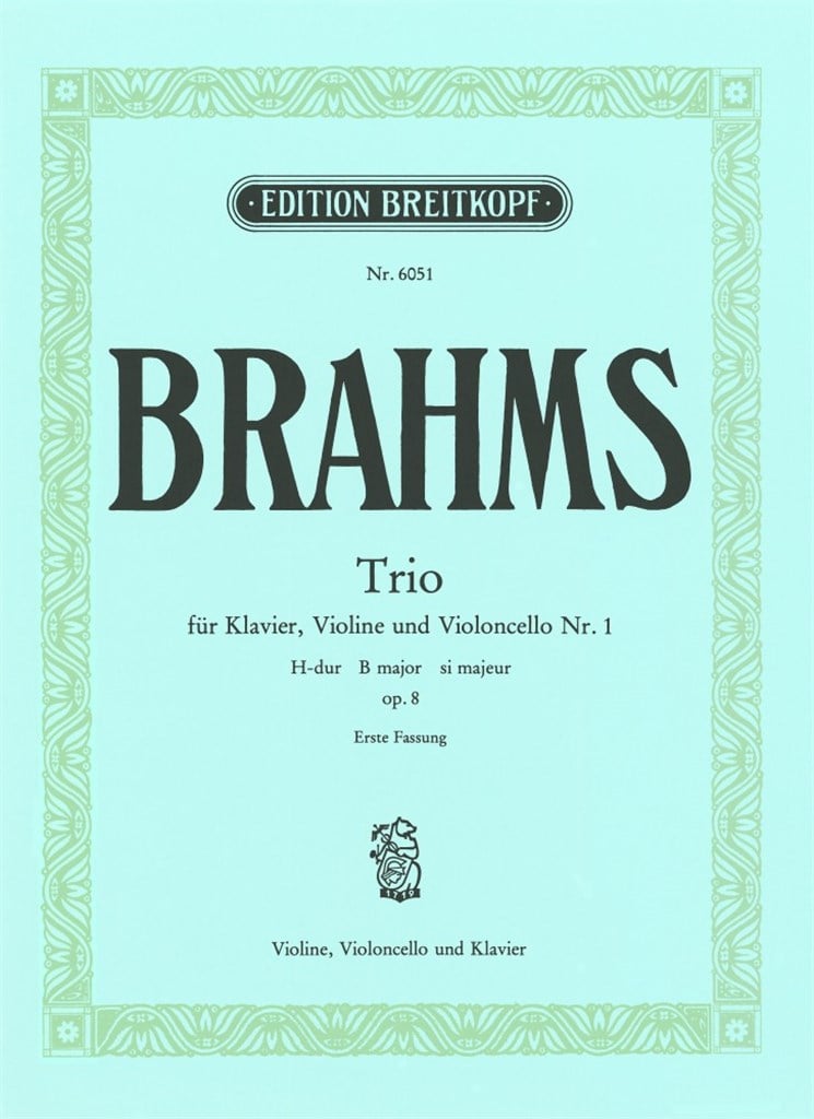 Klaviertrio 1 B Op.8
