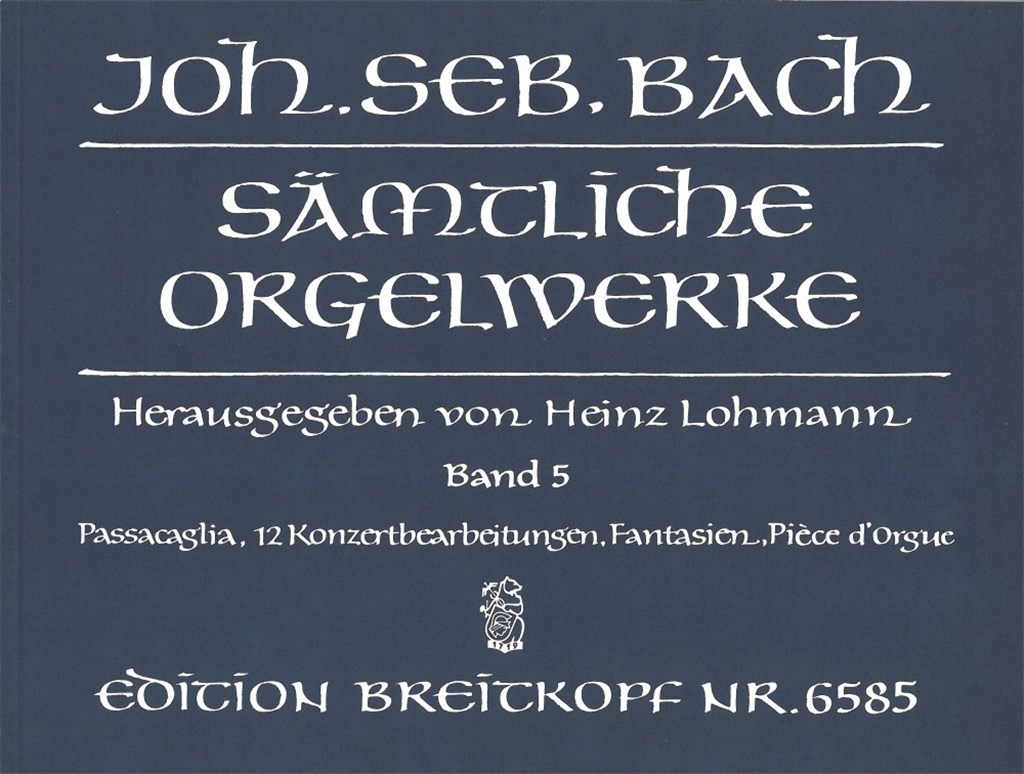 Sämtliche Orgelwerke 5 / Complete Organ Works
