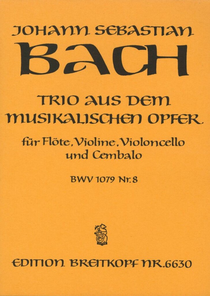 Trio Aus Musikalische Opfer Bwv