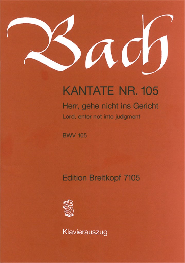 Kantate 105 Herr Gehe Nicht