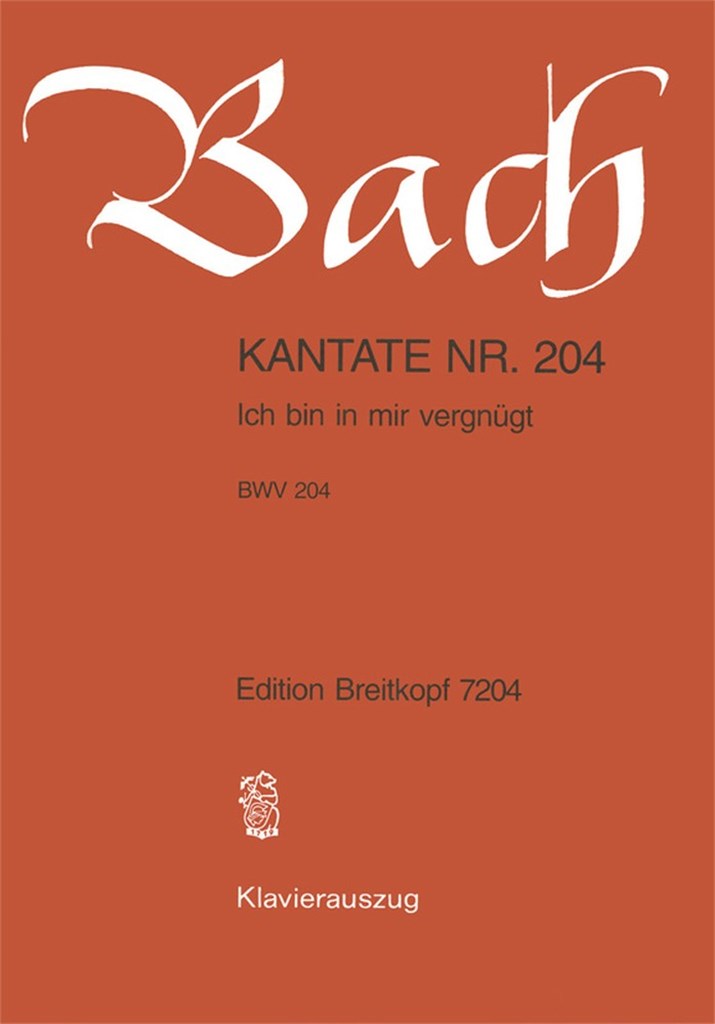 Kantate 204 Ich Bin In Mir