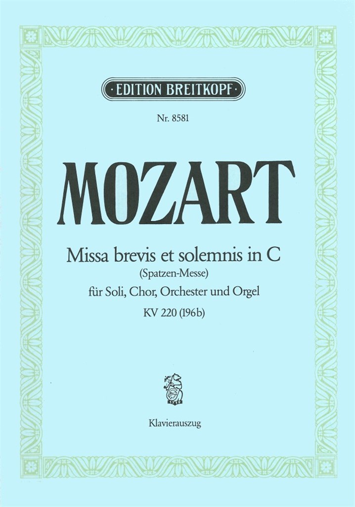 Missa Brevis C Kv220
