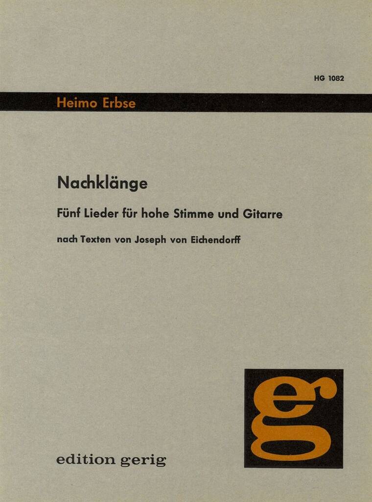 Nachklänge op. 33