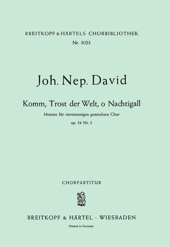 Komm, Trost der Nacht Wk 34/3