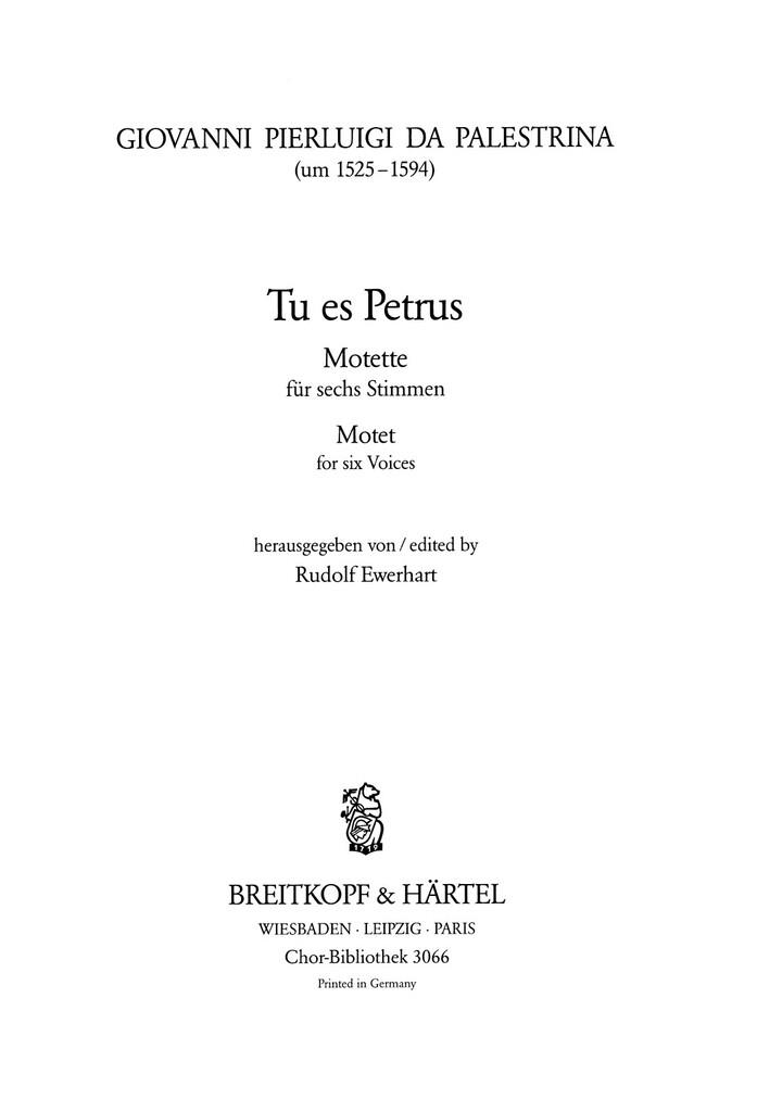 Tu es Petrus