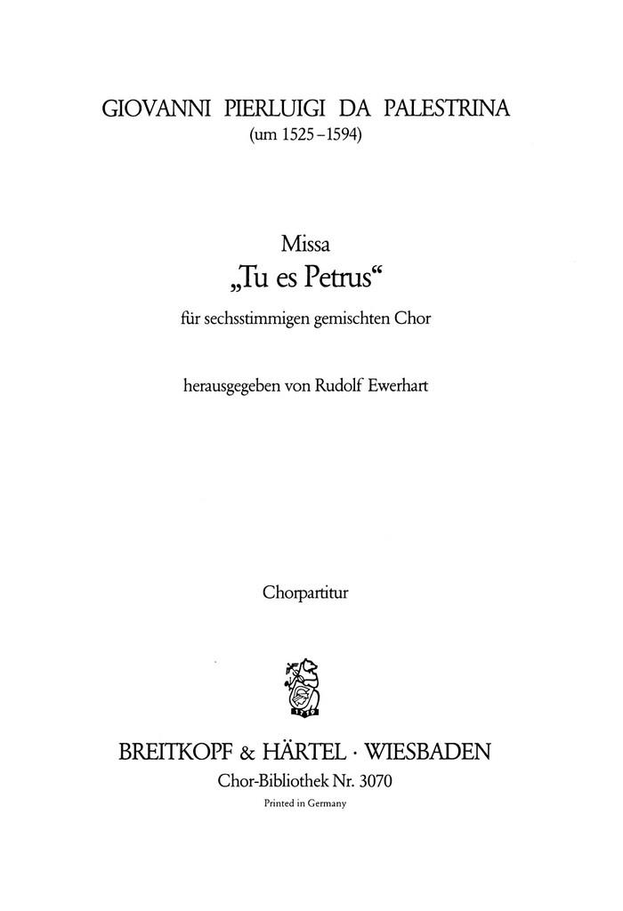 Missa Tu es Petrus